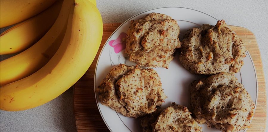 Pieczone placuszki z kaszy jaglanej, bez jajek dla najmłodszych..(placki z kaszy jaglanej z pieca)